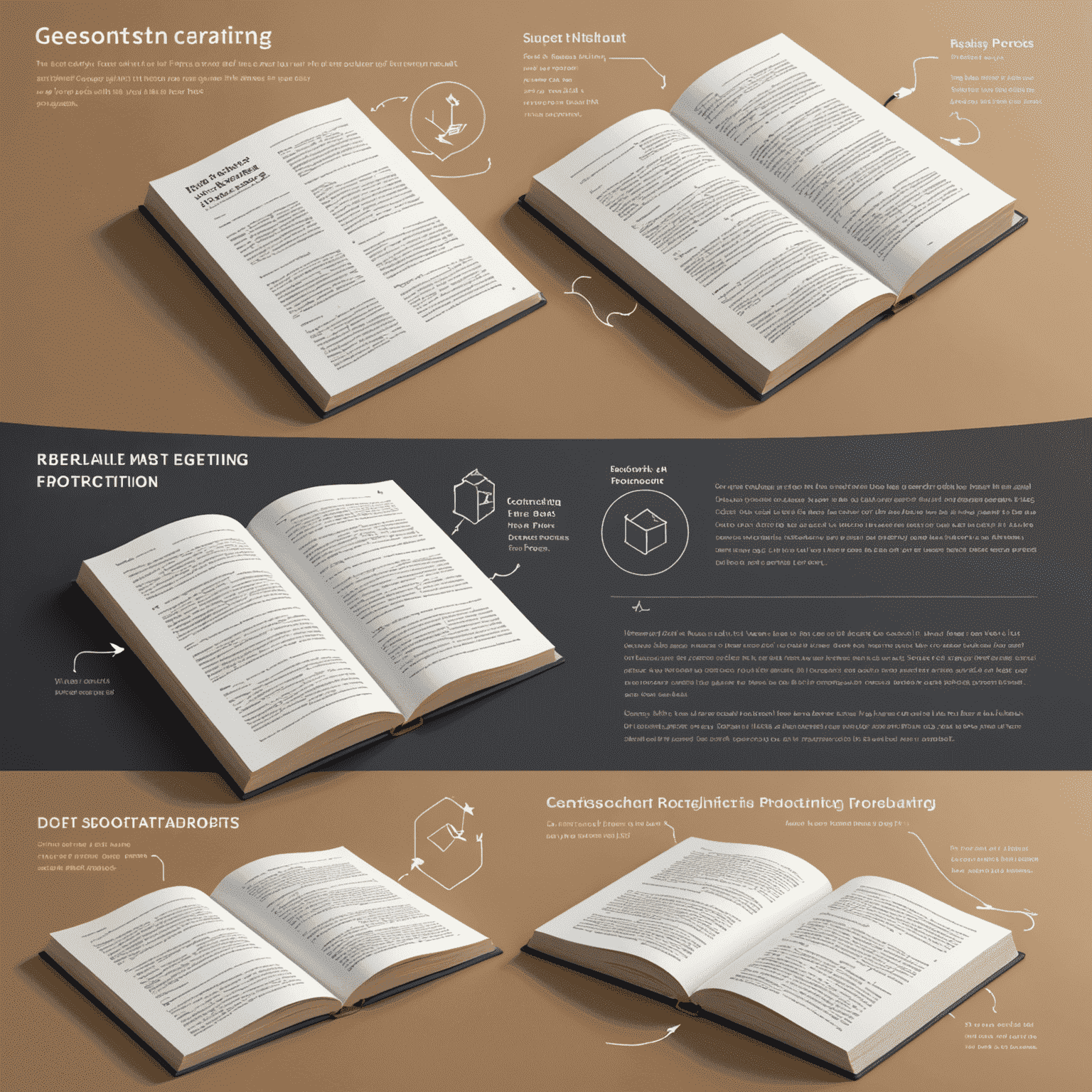 Infographic showing the steps of the book formatting process from manuscript to final product